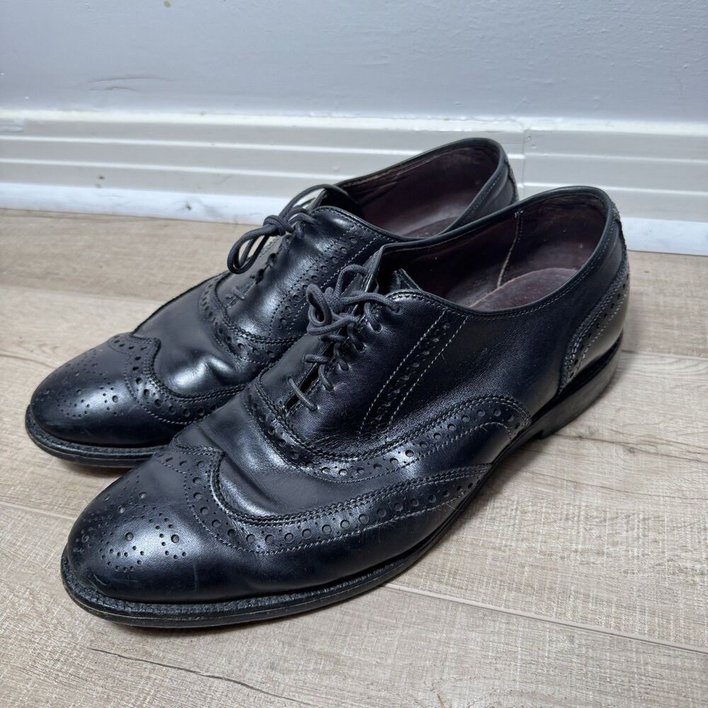 Allen Edmonds Men’s 10 3E Independence Coll. Jefferson Wingtip Oxford Black 7605